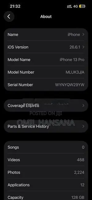 Apple iPhone 13 Pro (Used)