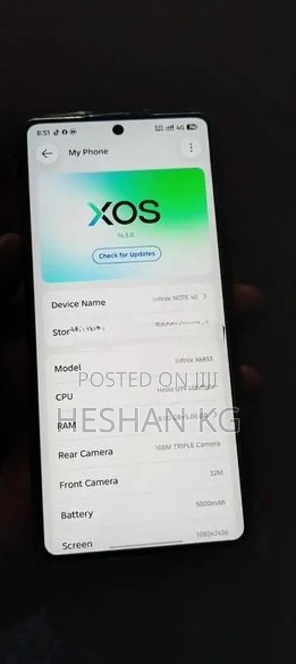 Infinix Note 40 (Used)