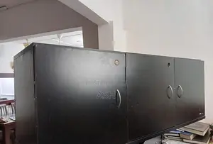 Storage Cupboard Black