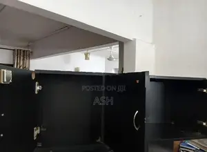 Storage Cupboard Black