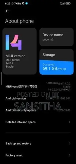 Xiaomi Poco M3 (Used)
