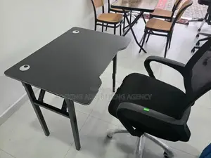New Office Chair With Table Full Set