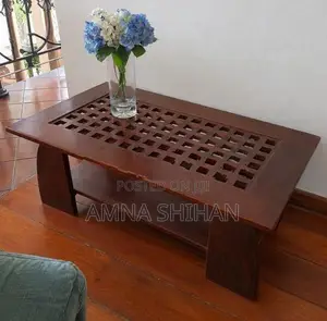 Mahogany TV Cabinet With Coffee Table