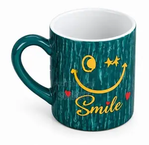 Ceramic Coffee Cup Green 130ML - AP126-37