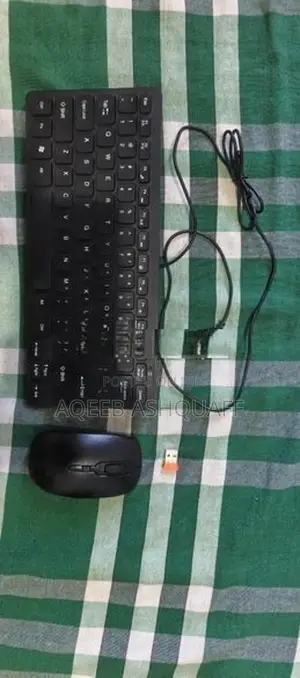 Mini Keyboard with Wireless Mouse