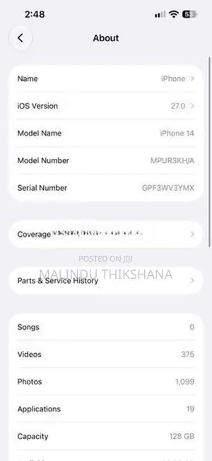 Apple iPhone 14 128GB (Used)