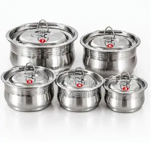 Stainless Steel 5 Pcs Dabba Set- Tng5