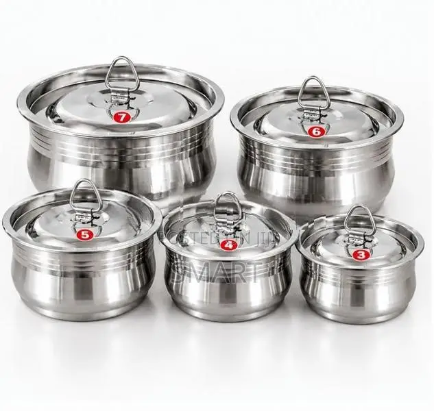 Stainless Steel 5 Pcs Dabba Set- Tng5