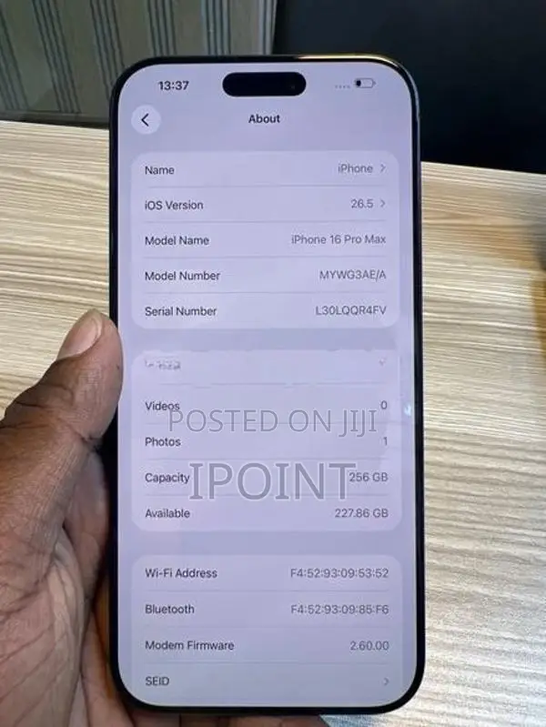 Apple iPhone 16 Pro Max (Used)