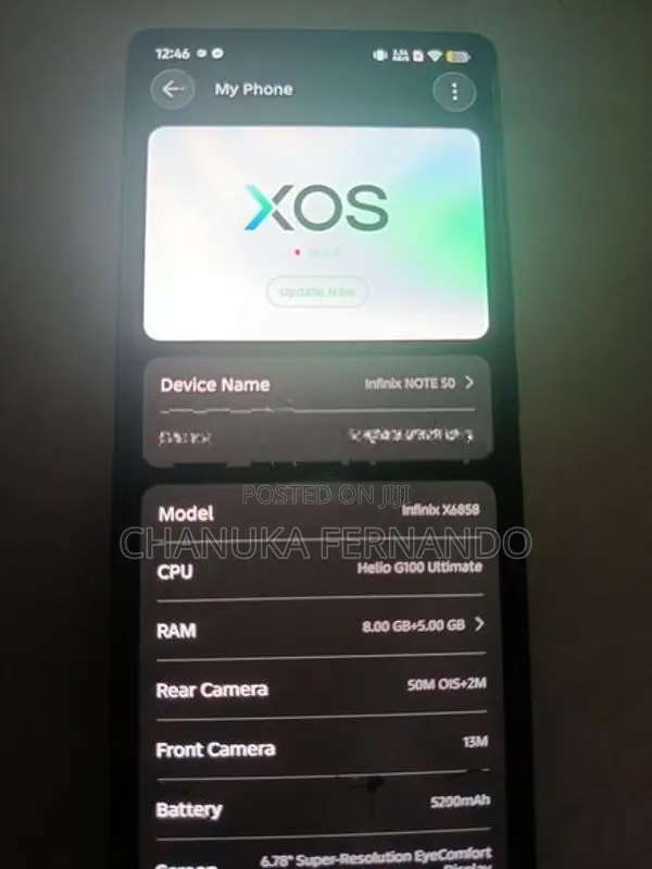 Infinix Note 50 256GB (Used)