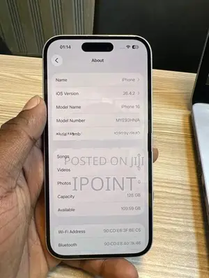 Apple iPhone 16 128GB (Used)