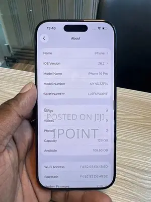 Apple iPhone 16 Pro 128GB (Used)