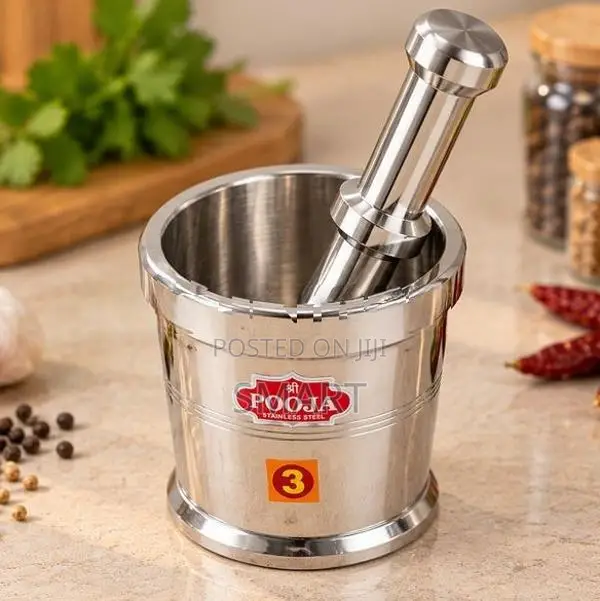 Pooja Heavy Stainless Steel Ural Set- 3NOS
