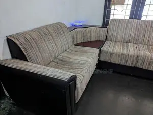 Damro Hawai Corner Sofa (PVC Cloth + Fabric)