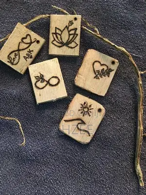 Key Tag Handmade Wood Tags