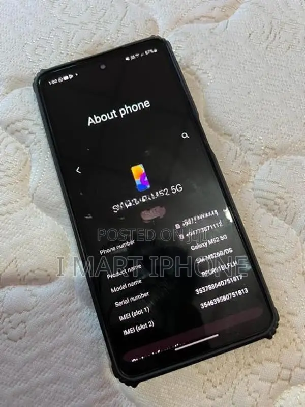 Samsung Galaxy M52 (Used)
