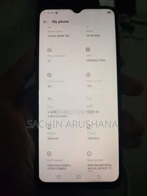 Tecno Spark 10c (Used)
