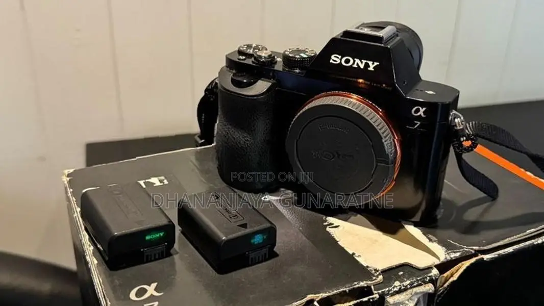 Sony a7 Camera Body With Box 3 Batteries
