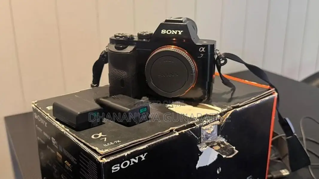 Sony a7 Camera Body With Box 3 Batteries