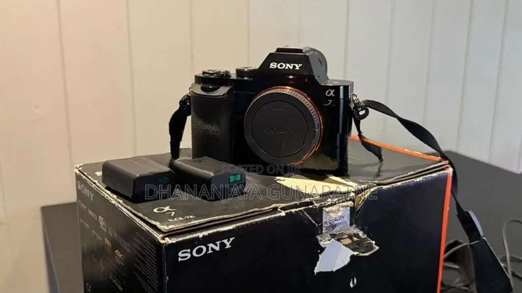 Sony a7 Camera Body With Box 3 Batteries