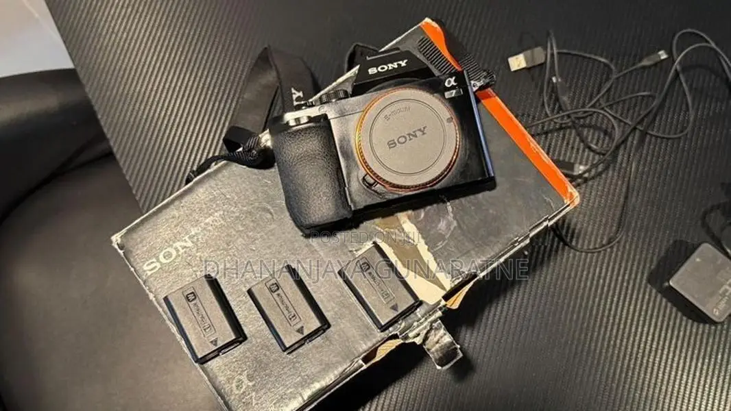 Sony a7 Camera Body With Box 3 Batteries