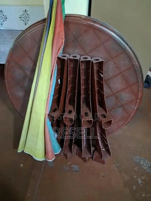 A Table With Umbrella