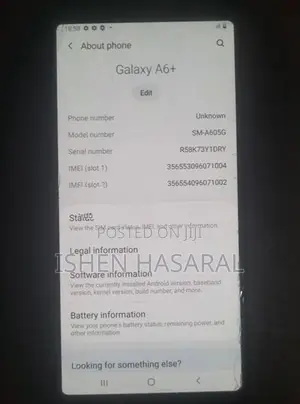 Samsung Galaxy A6+ (Used)