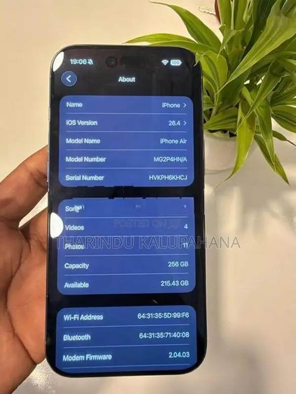 Apple iPhone 17 Air (Used)