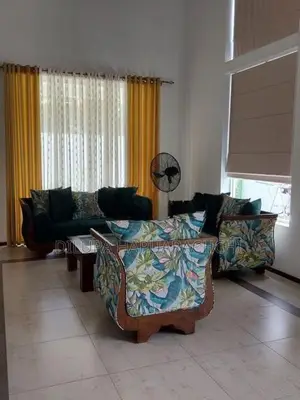 Teak Wood Sofa Set with Coffee Table