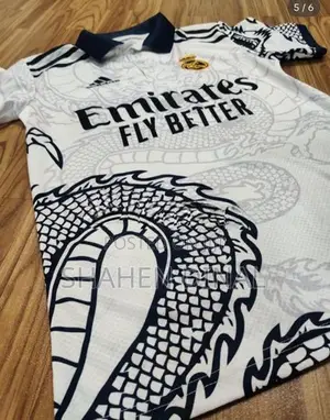 Real Madrid Dragon Design Jersey