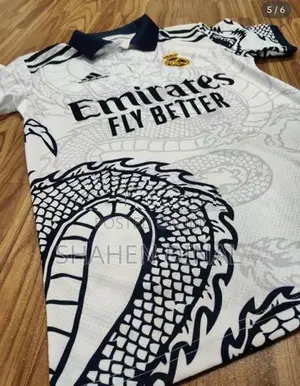 Real Madrid Dragon Design Jersey