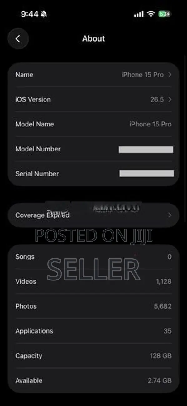 Apple iPhone 15 Pro (Used)