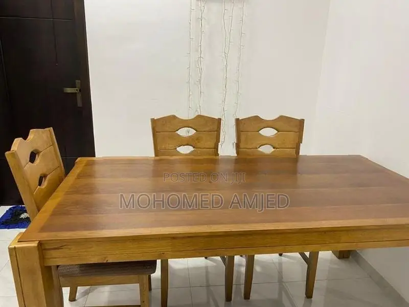 Damro Gold Dining Table With 6 Chairs