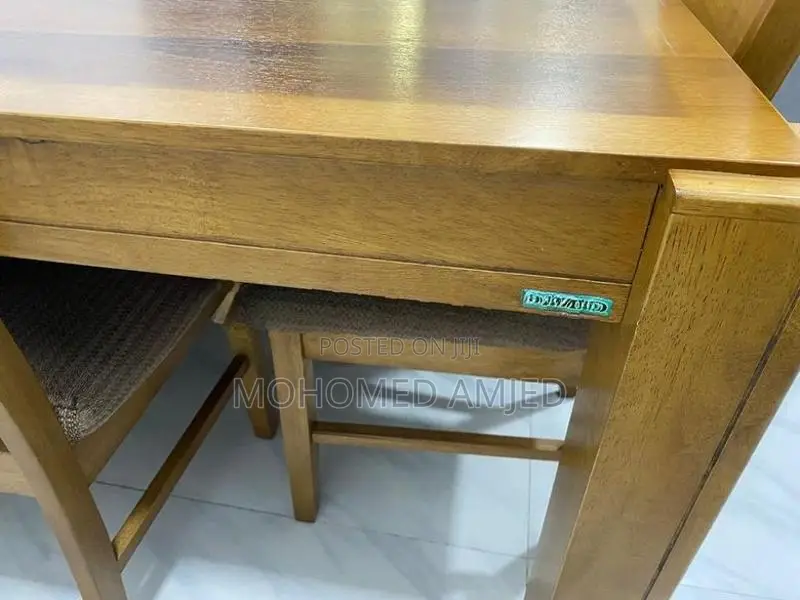 Damro Gold Dining Table With 6 Chairs