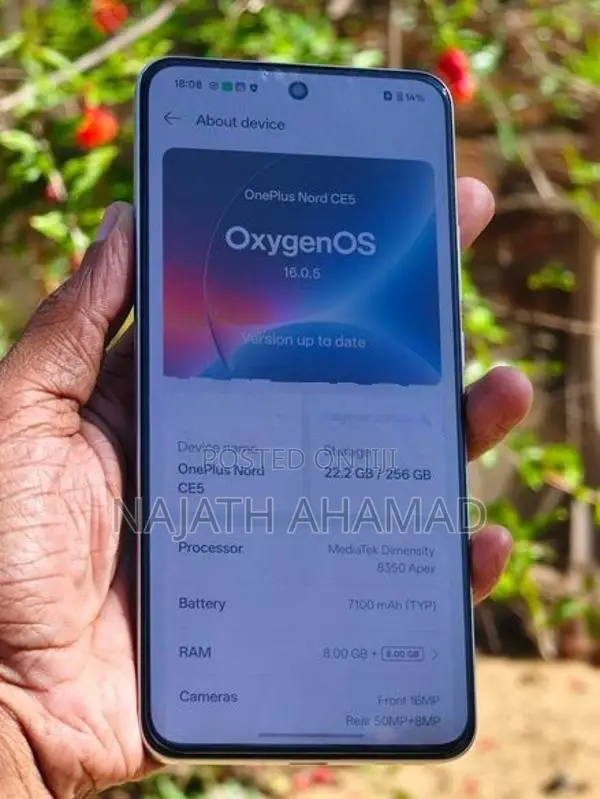 OnePlus CE5 5G 8GB | 256GB (Used)