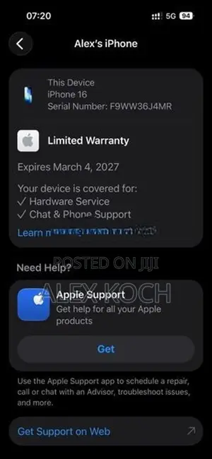 Apple iPhone 16 (Used)