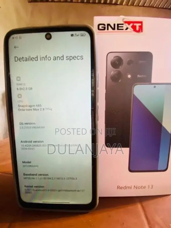 Xiaomi Redmi Note 13 6GB 128GB (Used)