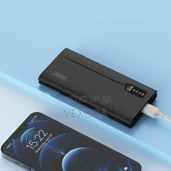 Aspor A330 Power Bank 10000mAh – 2 Output Ports