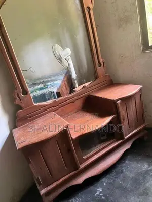 තේක්ක Dining Table Set With Dressing