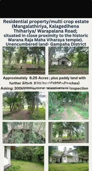 Land with House for Sale Kalagedihena
