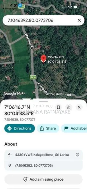 Land with House for Sale Kalagedihena