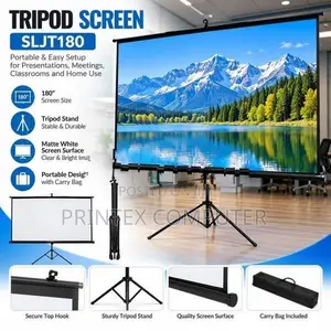 Eco Plus Tripod Projector Screen 6*6 Model: SLJT180