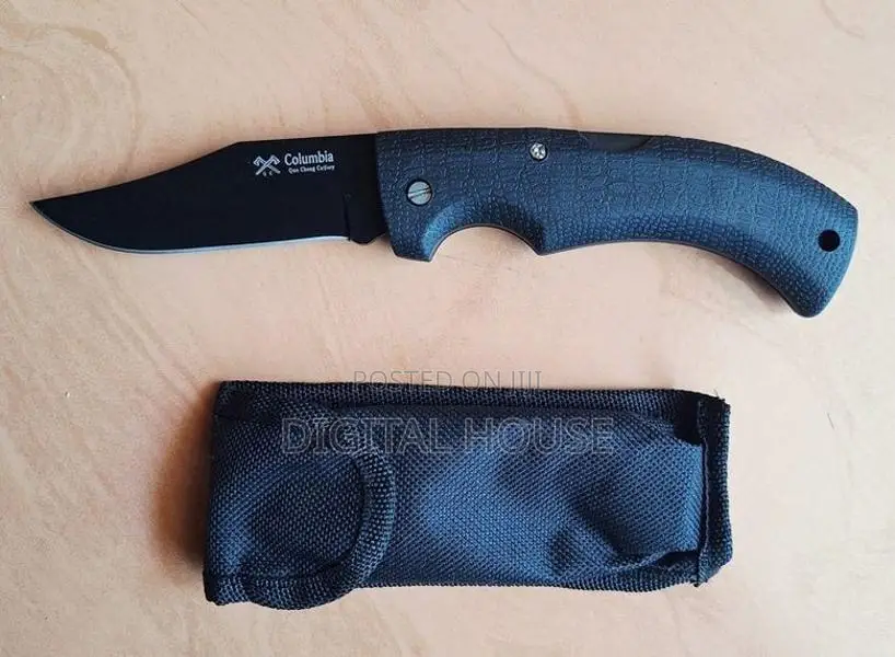 knife Stainless Steel Folding / Columbia Brand : for camping /hiking u