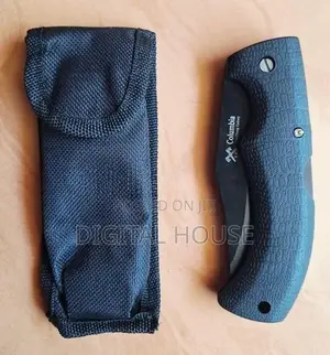 knife Stainless Steel Folding / Columbia Brand : for camping /hiking u