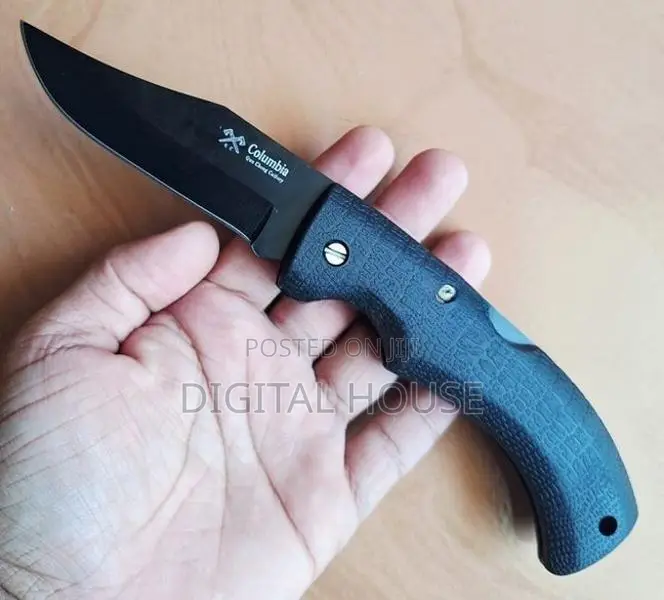 knife Stainless Steel Folding / Columbia Brand : for camping /hiking u