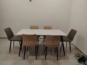 Luxury Dining Tables with Cushion Chairs