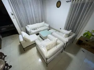 Brand New Modular Sofa Set – 3+1+1 With Coffee Table 2 Poufs