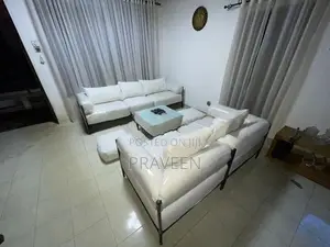 Brand New Modular Sofa Set – 3+1+1 With Coffee Table 2 Poufs