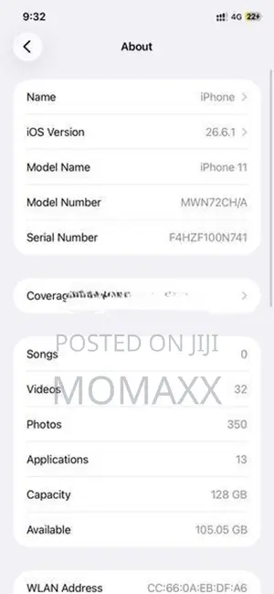 Apple iPhone 11 128GB (Used)