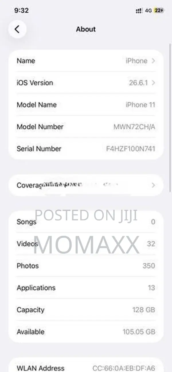 Apple iPhone 11 128GB (Used)